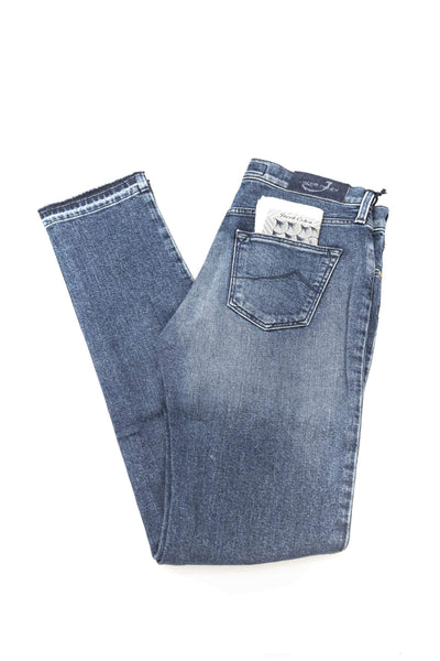 Jacob Cohen Blue Cotton Jeans & Pant Blue, feed-1, Jacob Cohen, Jeans & Pants - Women - Clothing, W26 | IT40, W27 | IT41, W28 | IT42, W29 | IT43, W30 | IT44, W31 | IT45 at SEYMAYKA