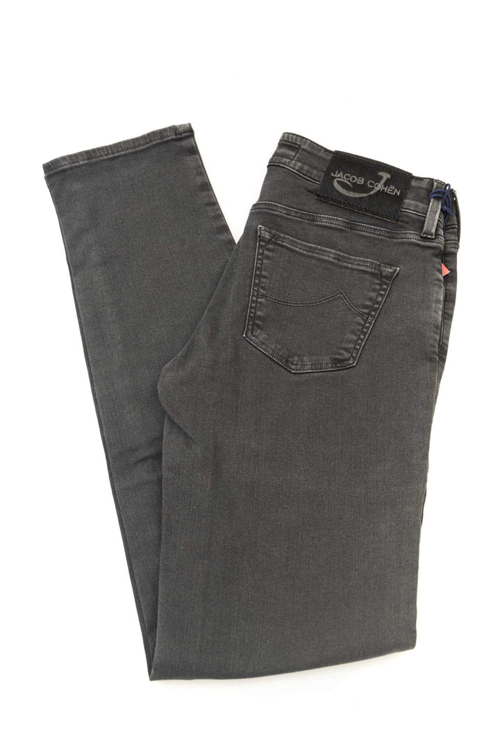 Jacob Cohen Black Cotton Jeans & Pant Black, feed-1, Jacob Cohen, Jeans & Pants - Women - Clothing, W25 | IT39, W26 | IT40, W27 | IT41, W28 | IT42, W29 | IT43, W30 | IT44, W31 | IT45, W32 | IT46 at SEYMAYKA