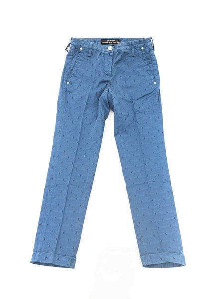 Jacob Cohen Blue Cotton Jeans & Pant Blue, feed-1, Jacob Cohen, Jeans & Pants - Women - Clothing, W24, W27 | IT41, W29 | IT43, W30 | IT44 at SEYMAYKA
