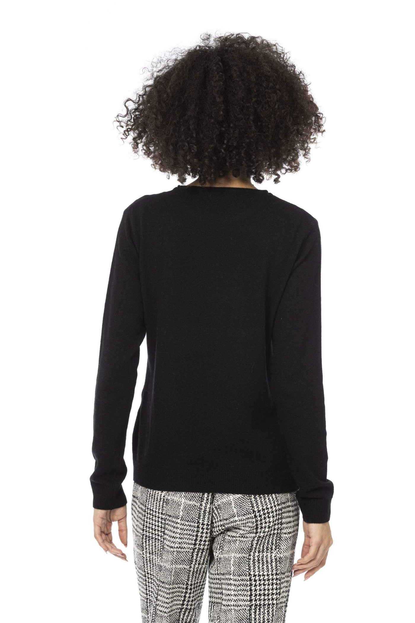 Baldinini Trend Black Wool Sweater Baldinini Trend, Black, feed-1, L, M, S, Sweaters - Women - Clothing, XL at SEYMAYKA