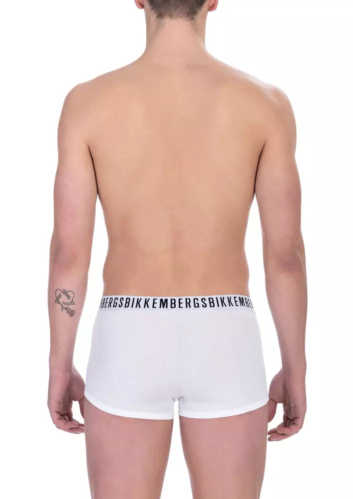 Bikkembergs White Cotton Underwear