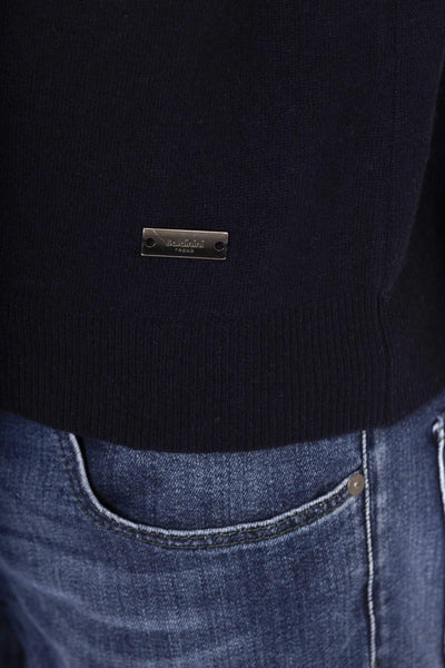 Baldinini Trend Blue Wool Sweater #men, Baldinini Trend, Blue, feed-1, L, M, S, Sweaters - Men - Clothing, XL, XXL at SEYMAYKA