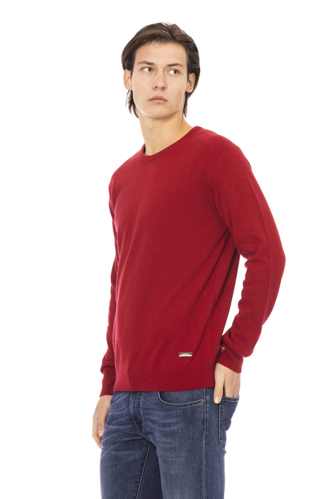Baldinini Trend Red Wool Sweater #men, Baldinini Trend, feed-1, L, M, Red, S, Sweaters - Men - Clothing, XL, XXL at SEYMAYKA