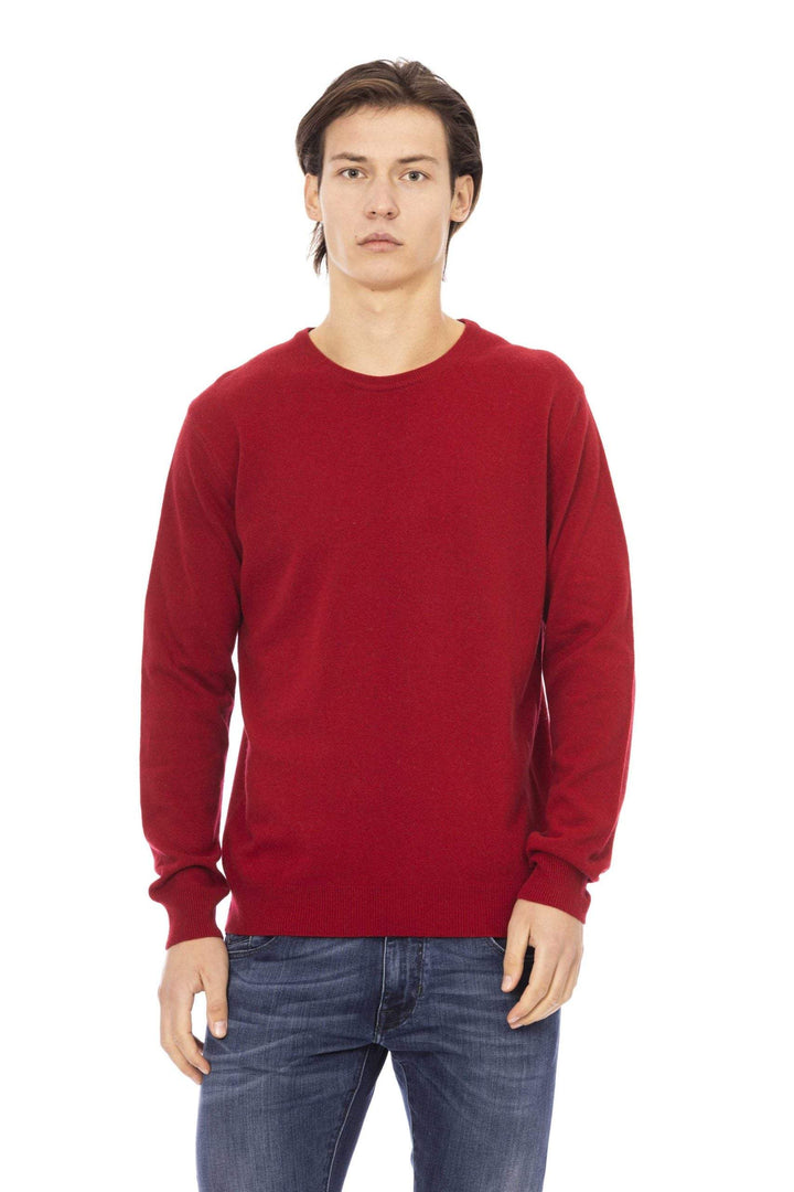 Baldinini Trend Red Wool Sweater #men, Baldinini Trend, feed-1, L, M, Red, S, Sweaters - Men - Clothing, XL, XXL at SEYMAYKA