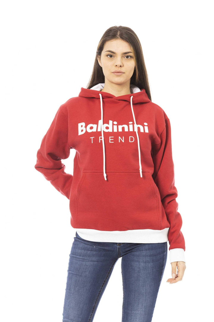 Baldinini Trend Red Cotton Sweater Baldinini Trend, feed-1, L, M, Red, S, Sweaters - Women - Clothing, XL, XS at SEYMAYKA