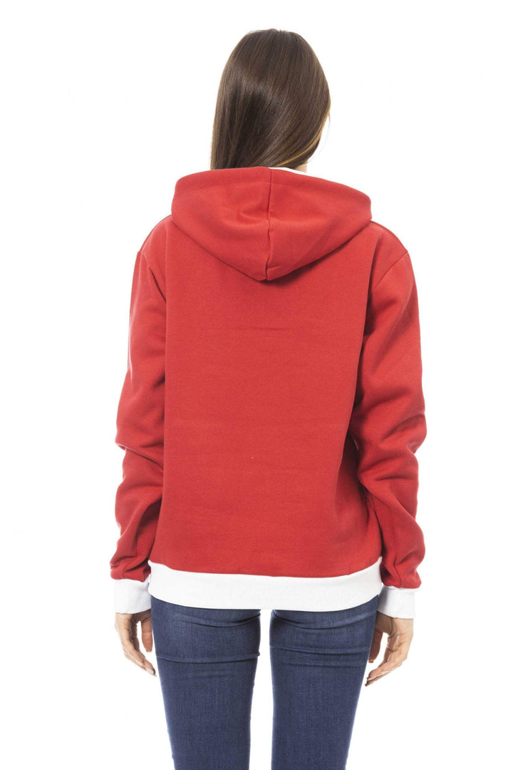 Baldinini Trend Red Cotton Sweater Baldinini Trend, feed-1, L, M, Red, S, Sweaters - Women - Clothing, XL, XS at SEYMAYKA