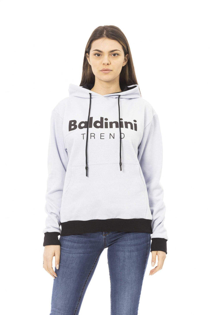 Baldinini Trend White Cotton Sweater Baldinini Trend, feed-1, L, M, S, Sweaters - Women - Clothing, White, XS at SEYMAYKA