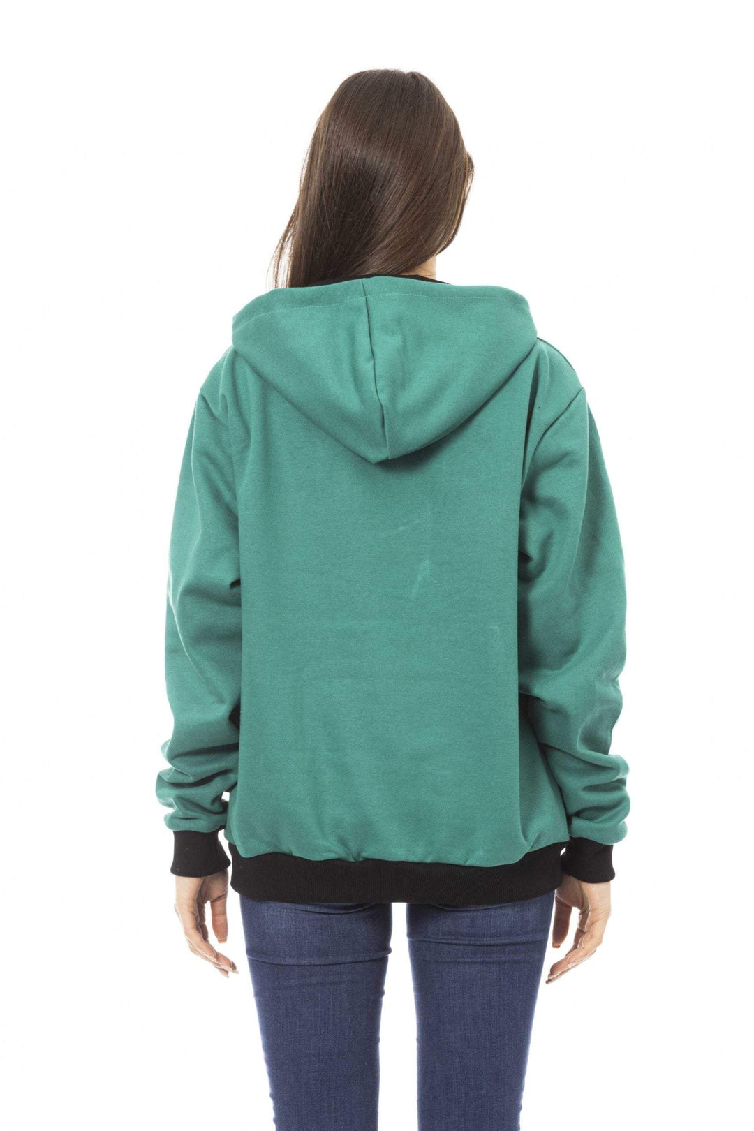 Baldinini Trend Green Cotton Sweater Baldinini Trend, feed-1, Green, L, M, Sweaters - Women - Clothing, XL at SEYMAYKA