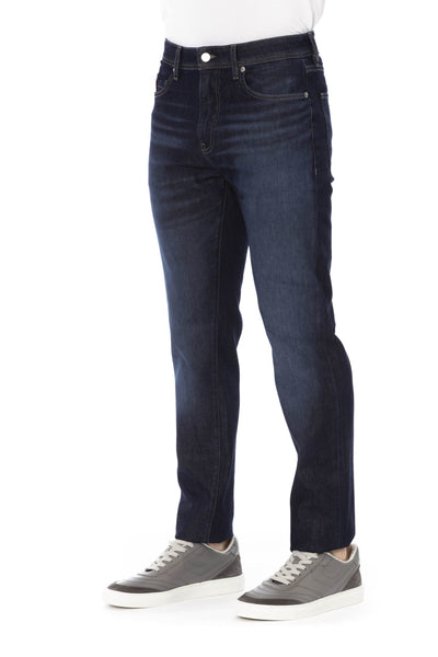 Baldinini Trend Blue Cotton Jeans & Pant