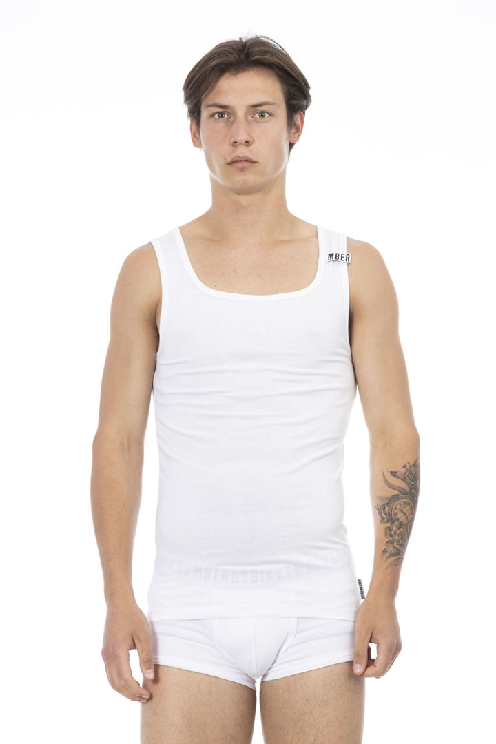 Bikkembergs White Cotton T-Shirt