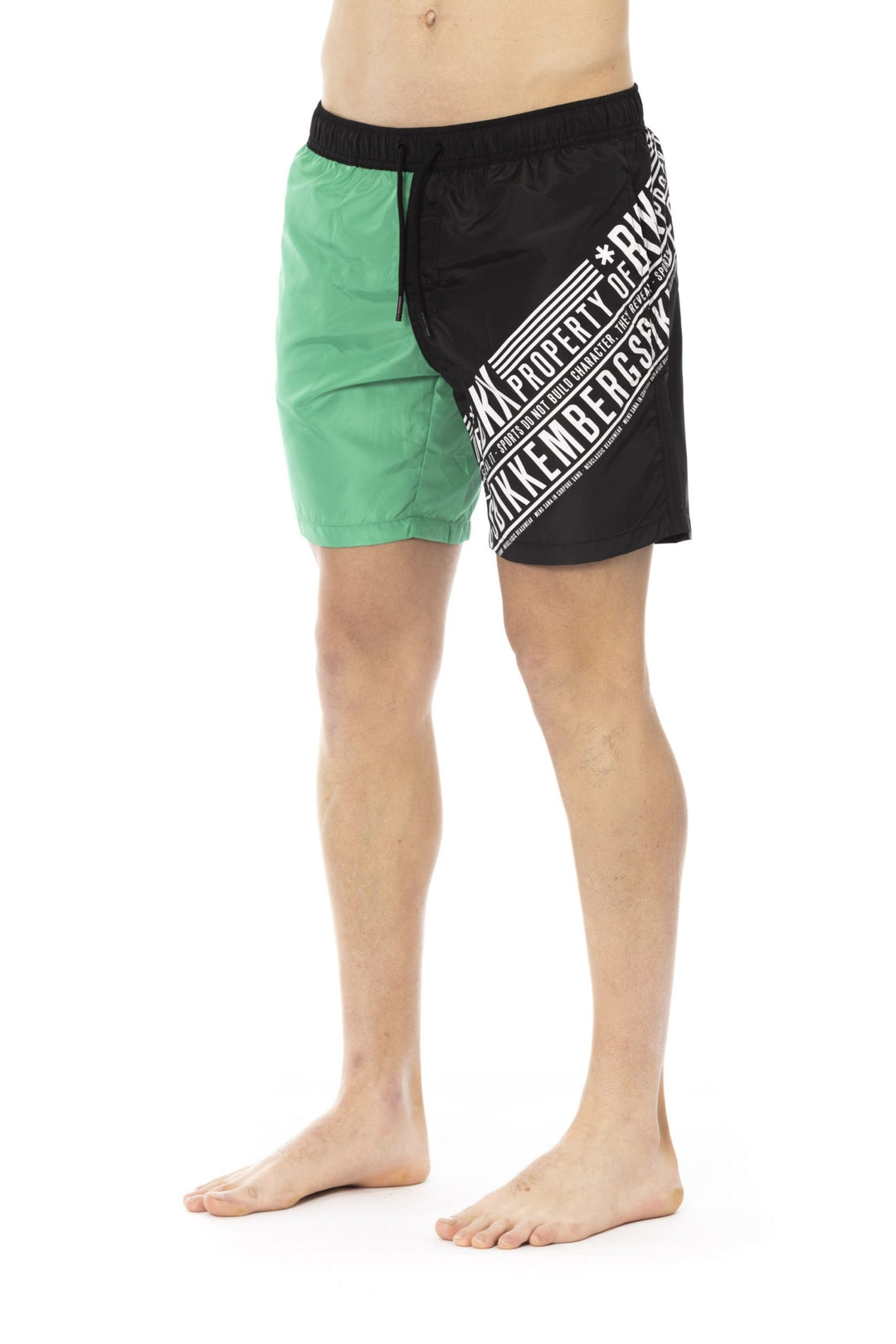 Bikkembergs Green Polyester Swimwear