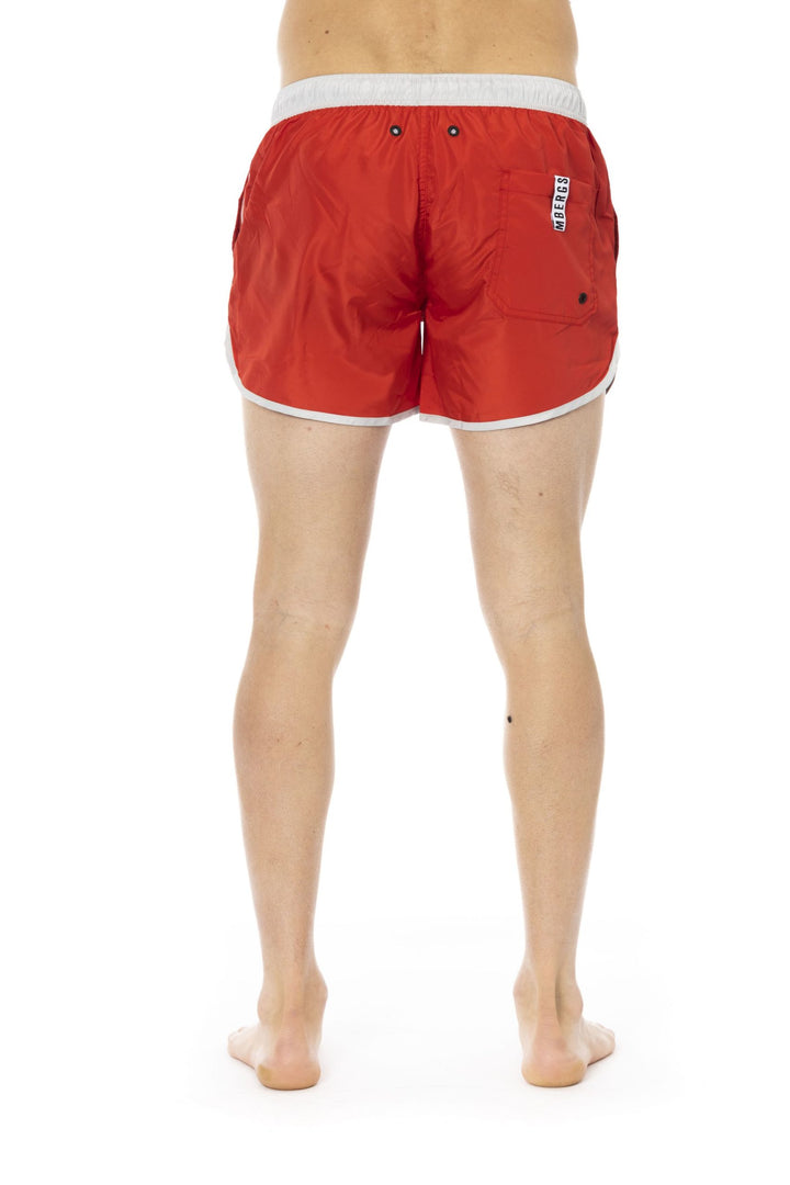 Bikkembergs Red Polyester Swimwear