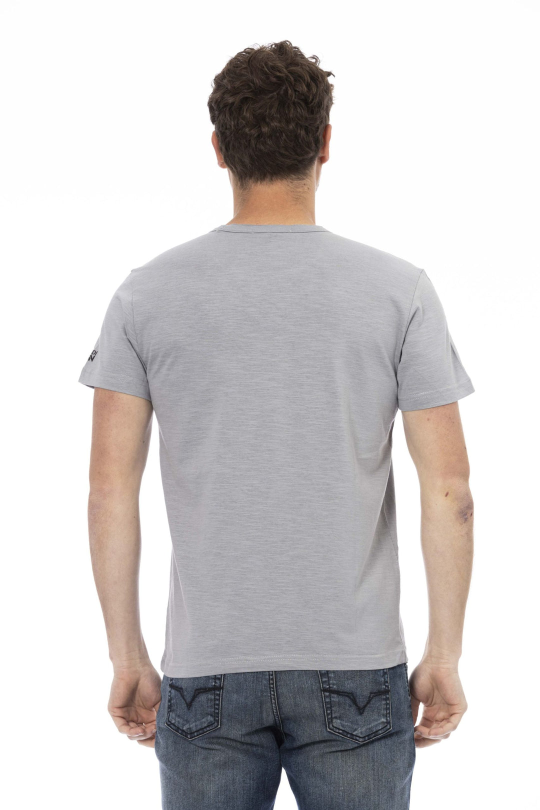 Trussardi Action Gray Cotton T-Shirt