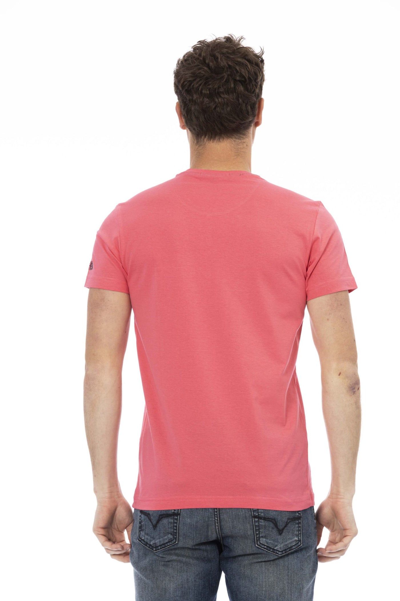Trussardi Action Pink Cotton T-Shirt