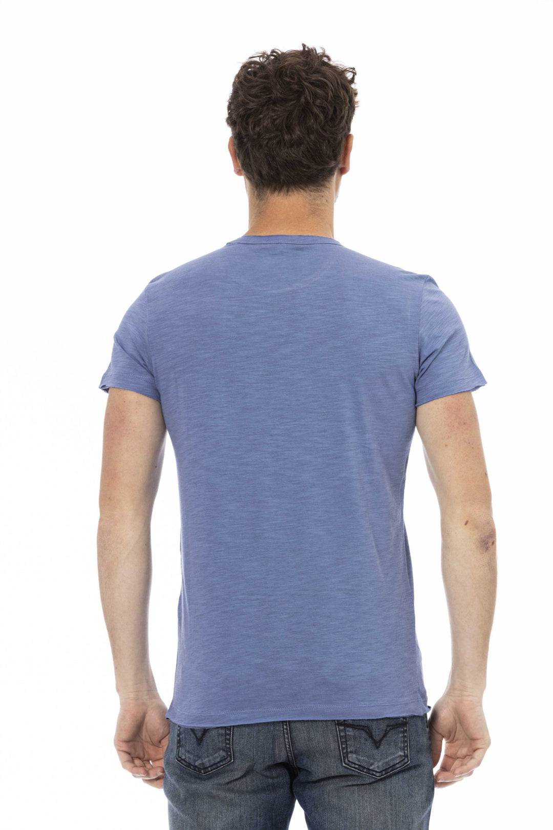 Trussardi Action Blue Cotton T-Shirt