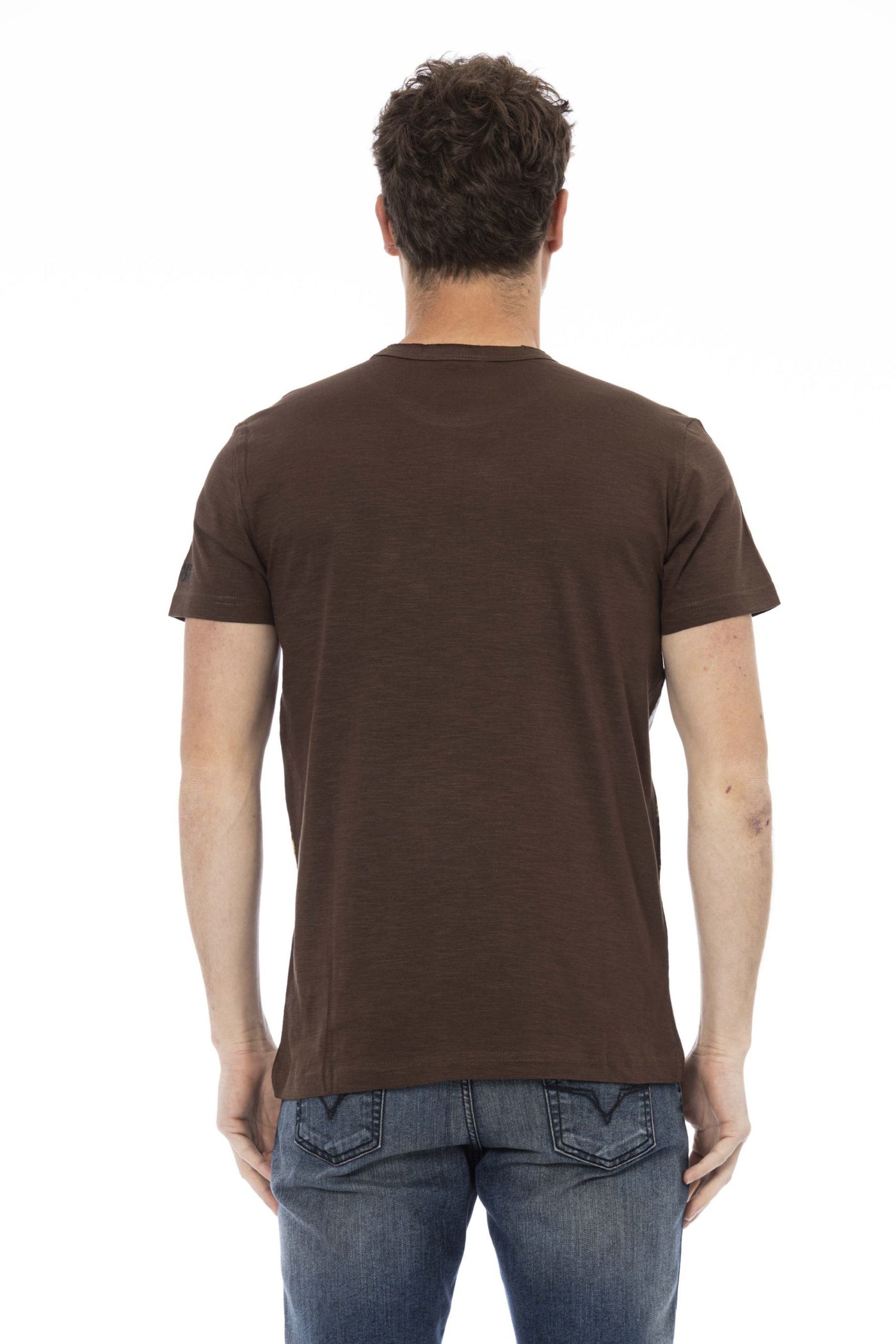 Trussardi Action Brown Cotton T-Shirt