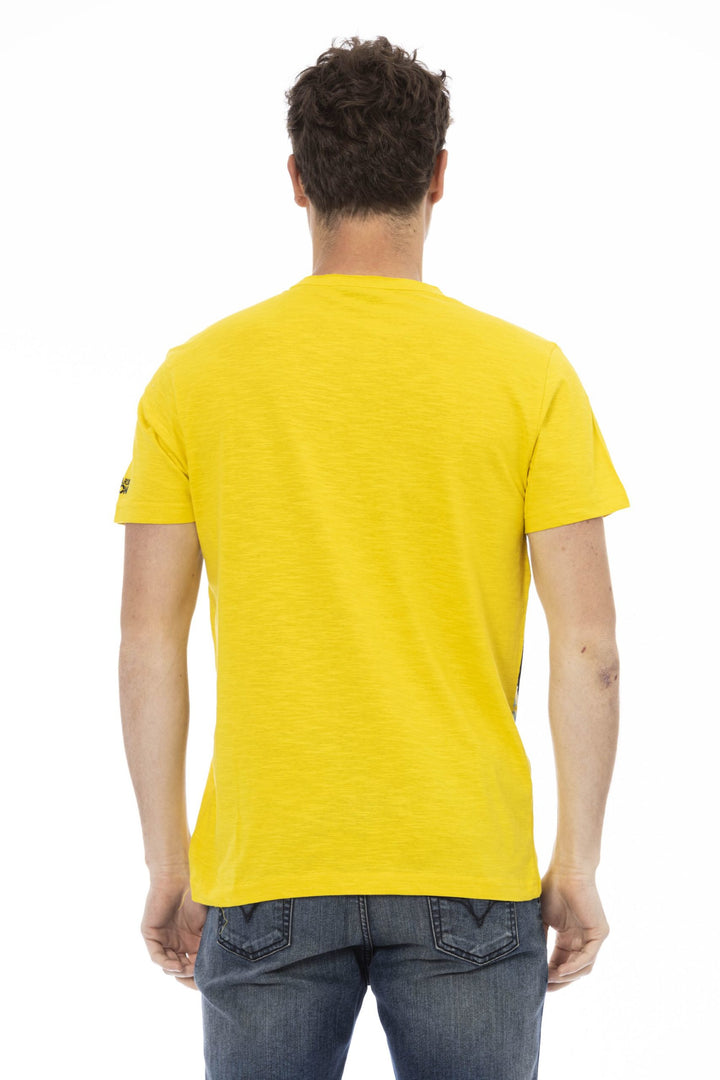 Trussardi Action Yellow Cotton T-Shirt