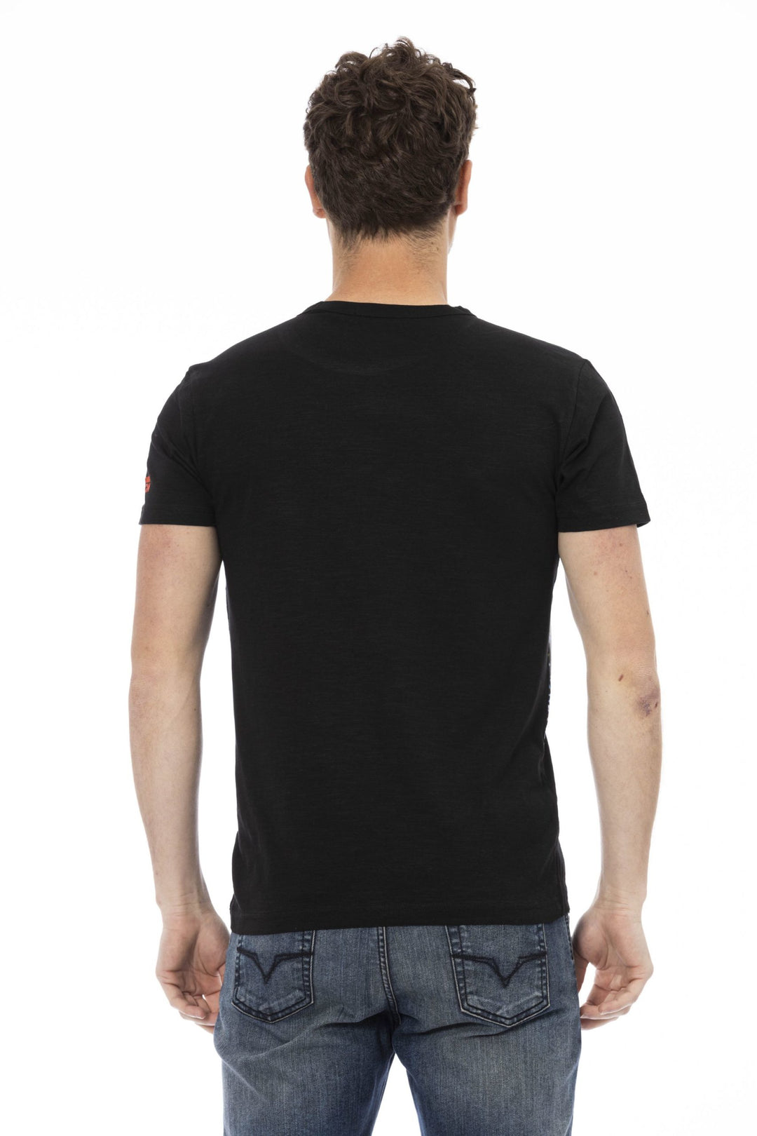 Trussardi Action Black Cotton T-Shirt