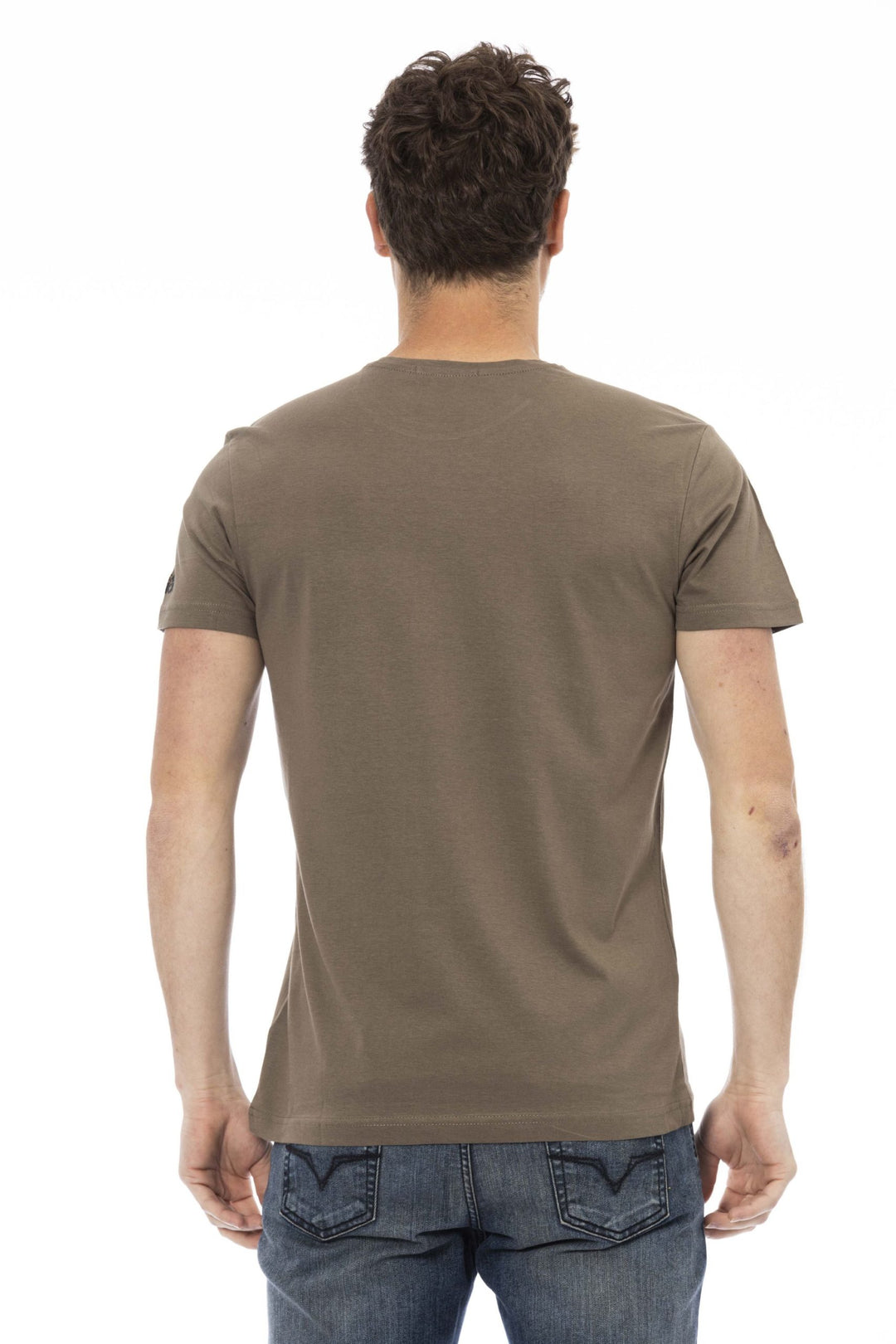 Trussardi Action Brown Cotton T-Shirt