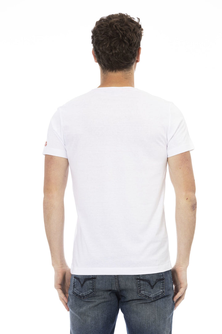 Trussardi Action White Cotton T-Shirt