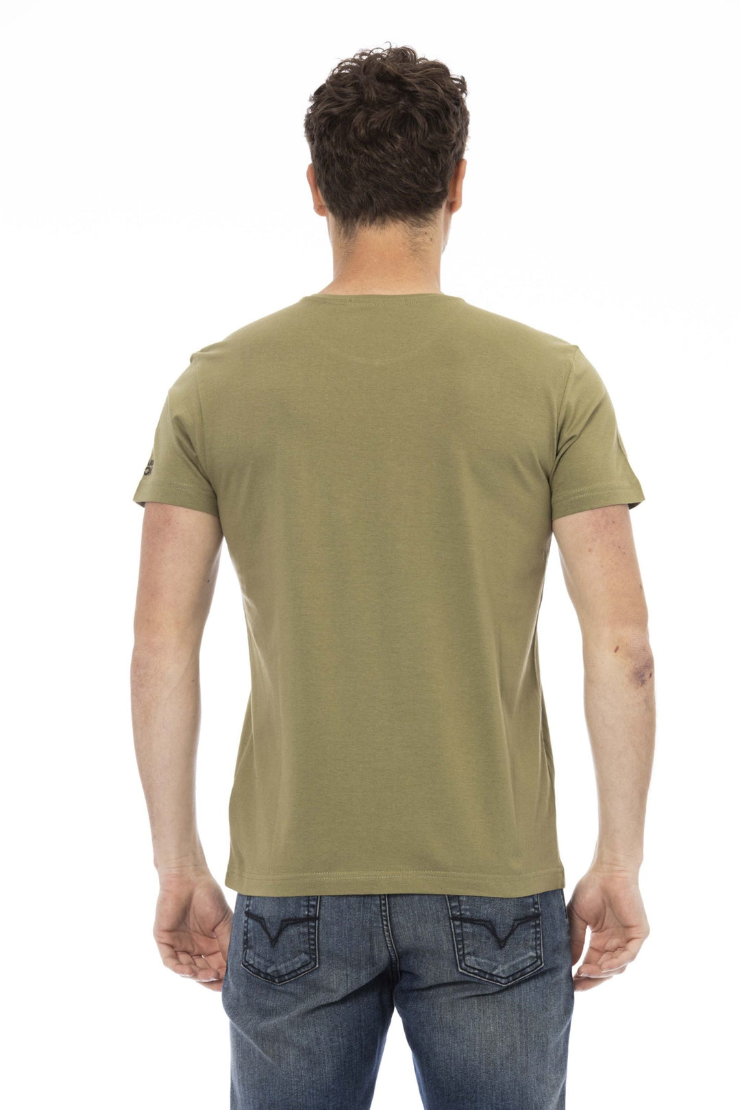 Trussardi Action Green Cotton T-Shirt
