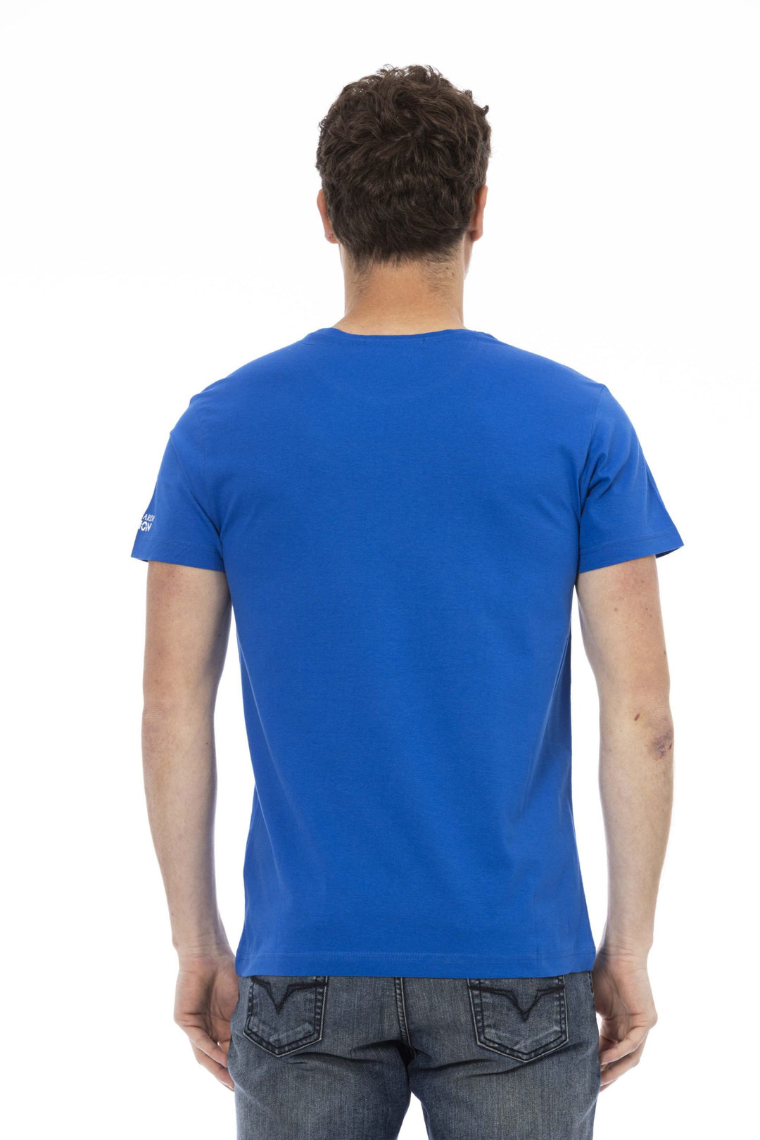 Trussardi Action Blue Cotton T-Shirt
