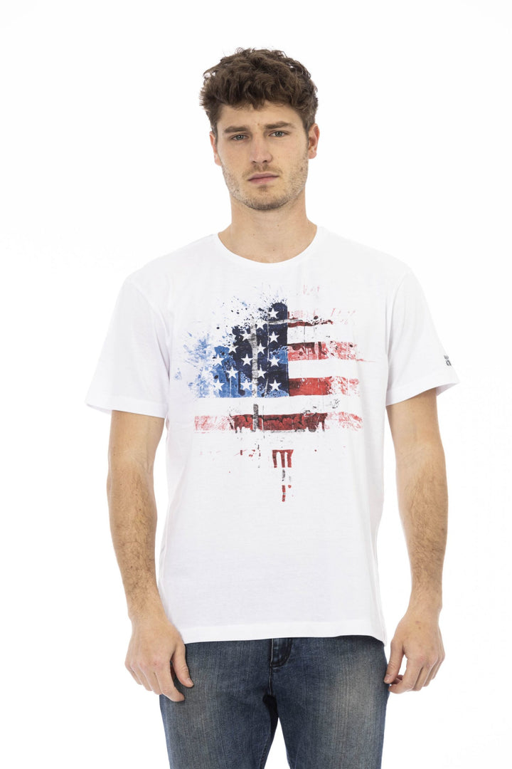 Trussardi Action White Cotton T-Shirt