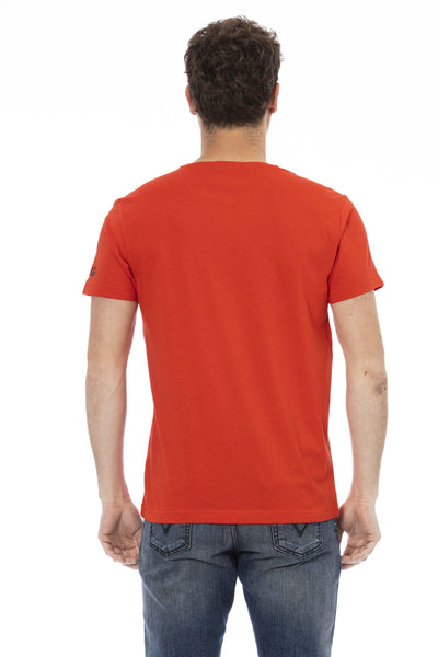 Trussardi Action Red Cotton T-Shirt