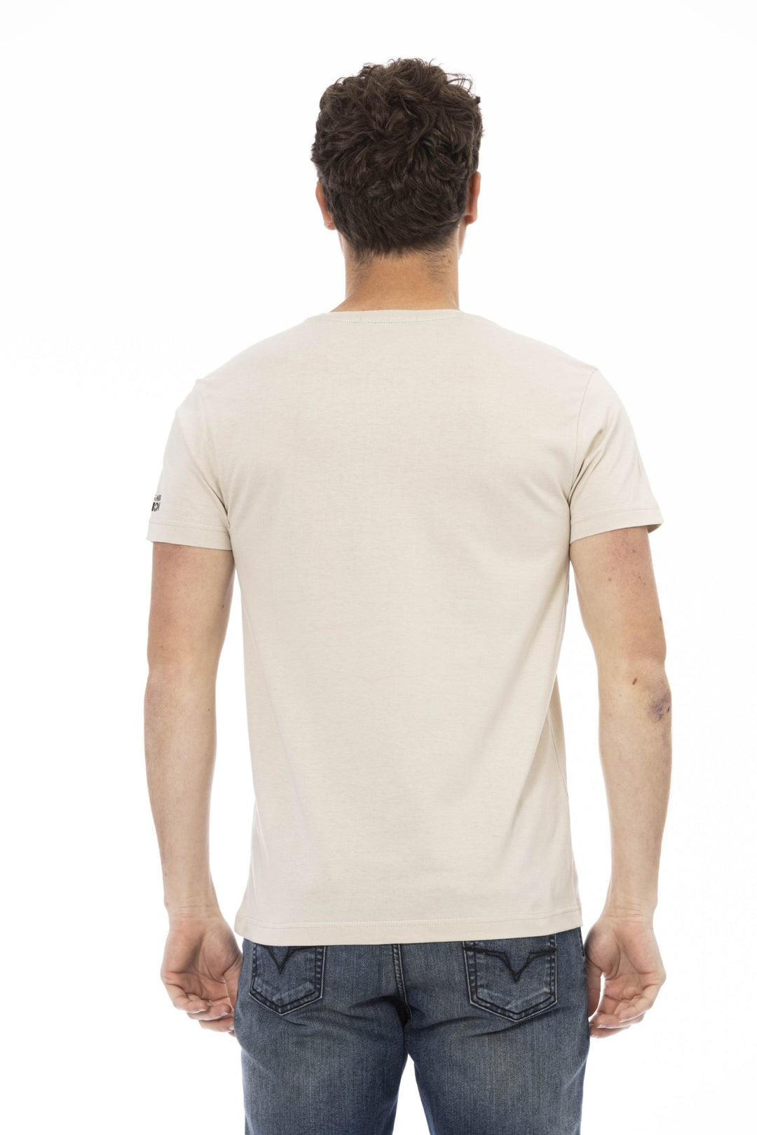 Trussardi Action Beige Cotton T-Shirt