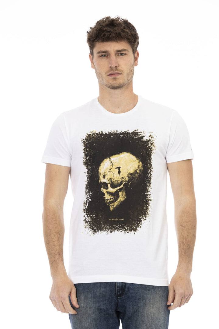 Trussardi Action White Cotton T-Shirt