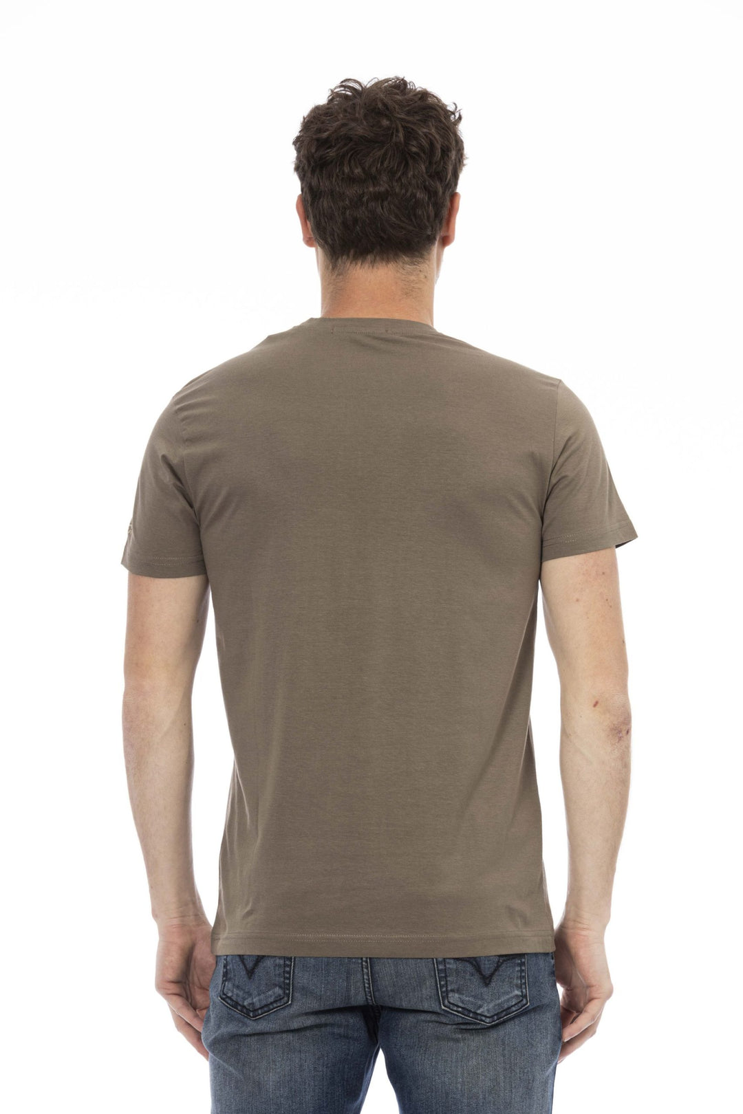 Trussardi Action Brown Cotton T-Shirt