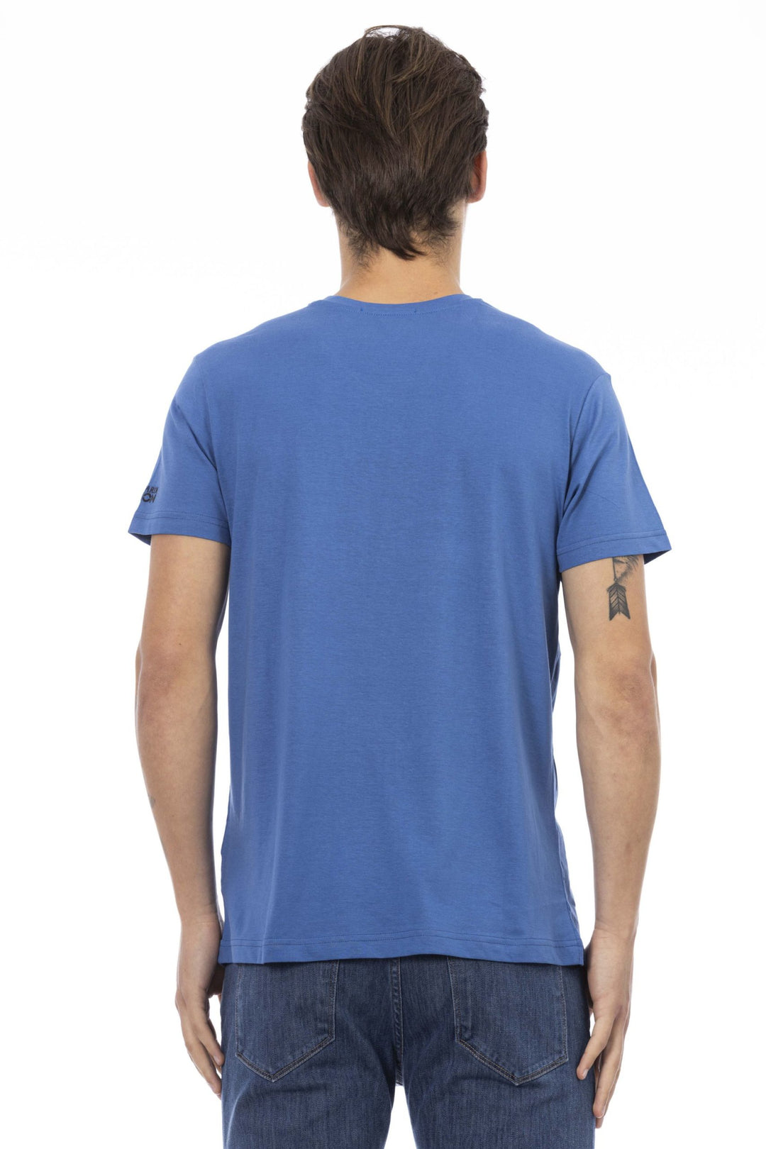 Trussardi Action Blue Cotton T-Shirt