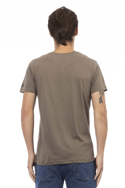 Trussardi Action Brown Cotton T-Shirt