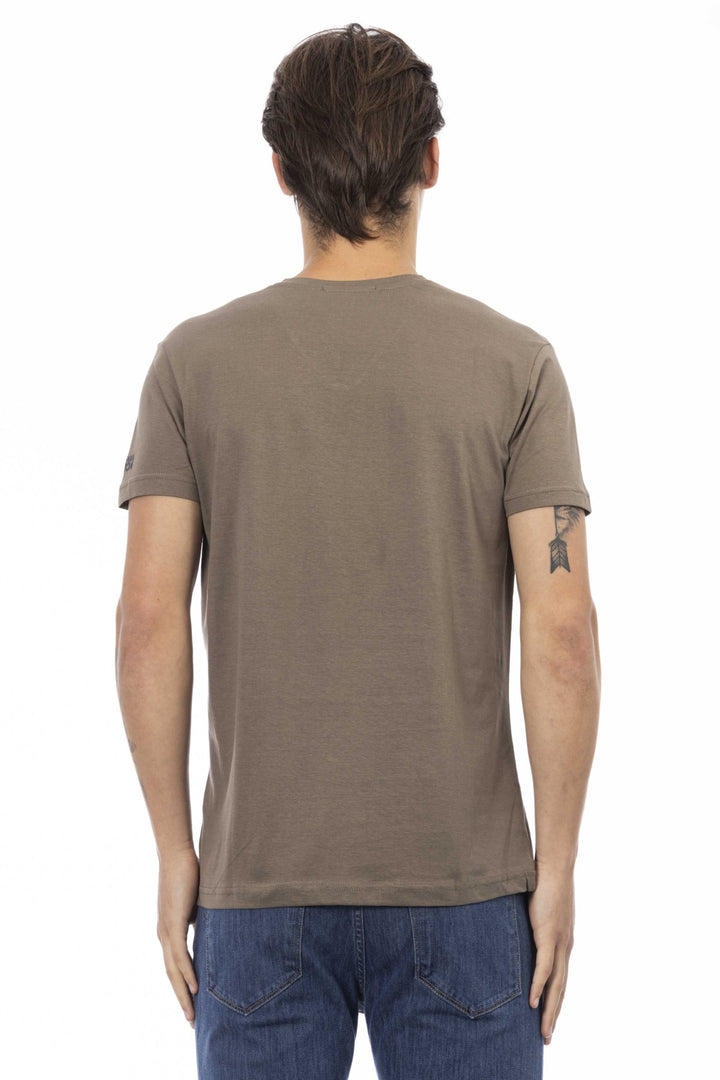 Trussardi Action Brown Cotton T-Shirt