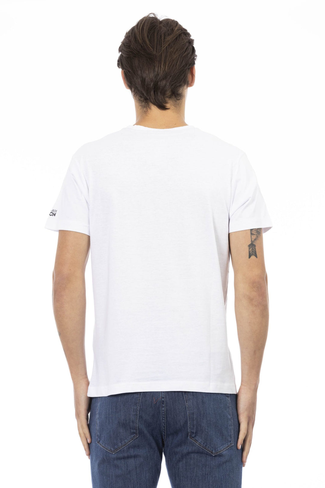 Trussardi Action White Cotton T-Shirt