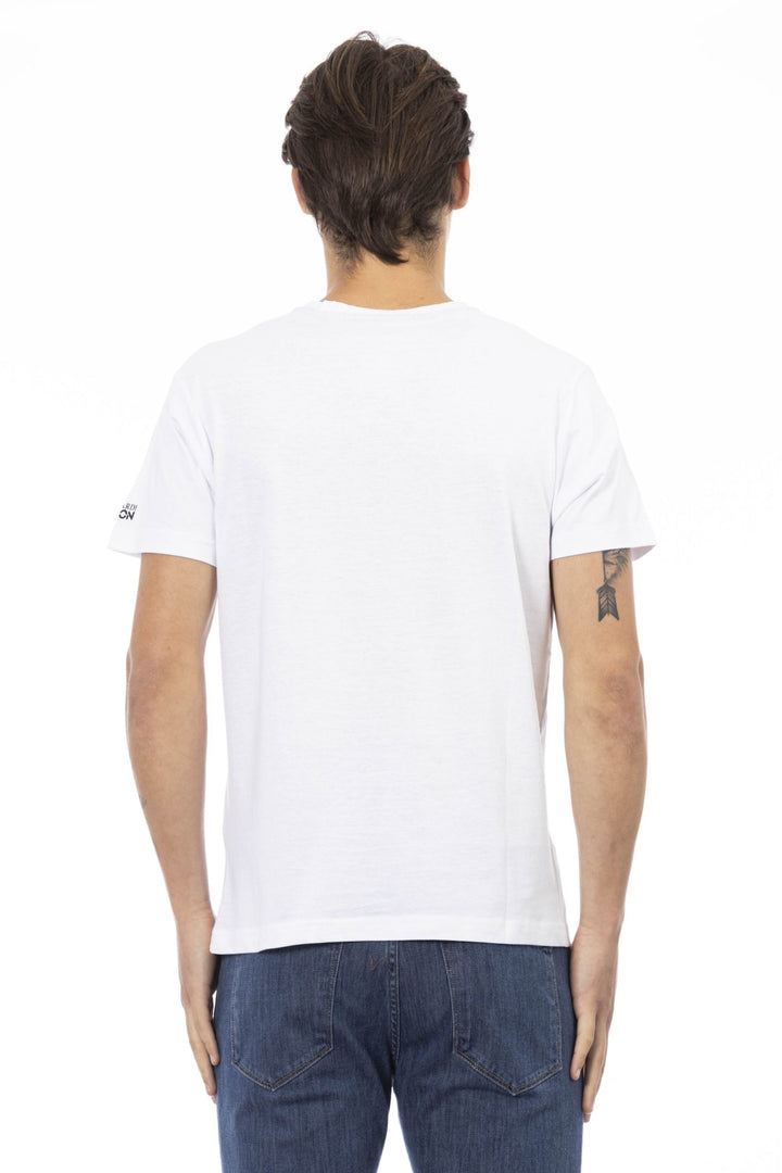Trussardi Action White Cotton T-Shirt