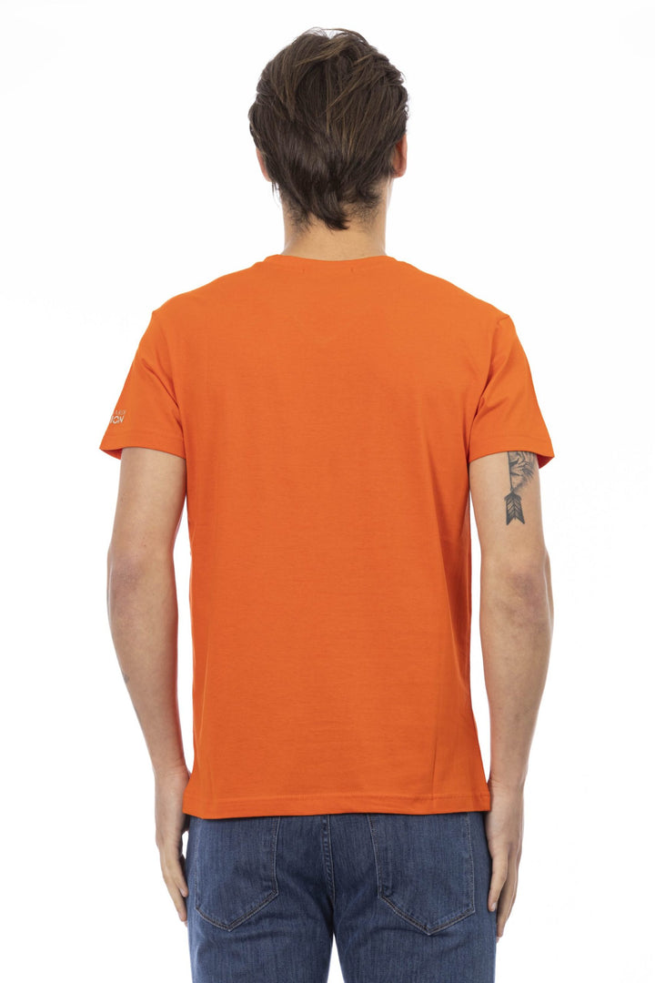 Trussardi Action Orange Cotton T-Shirt