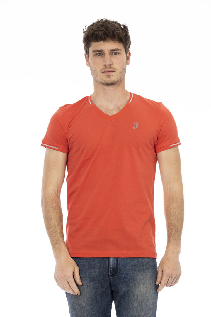 Trussardi Action Orange Cotton T-Shirt