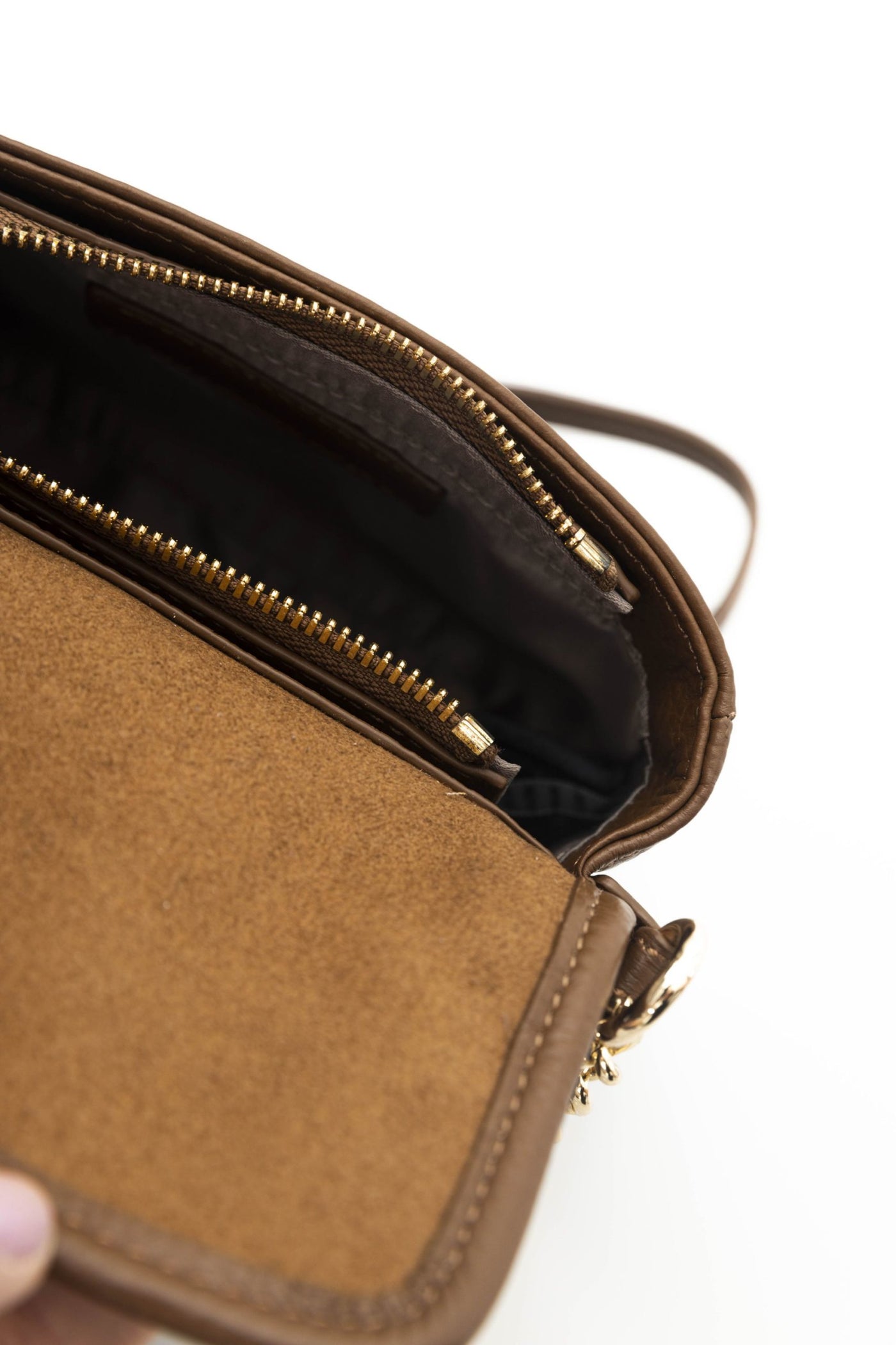Cerruti 1881 Brown Leather Crossbody Bag
