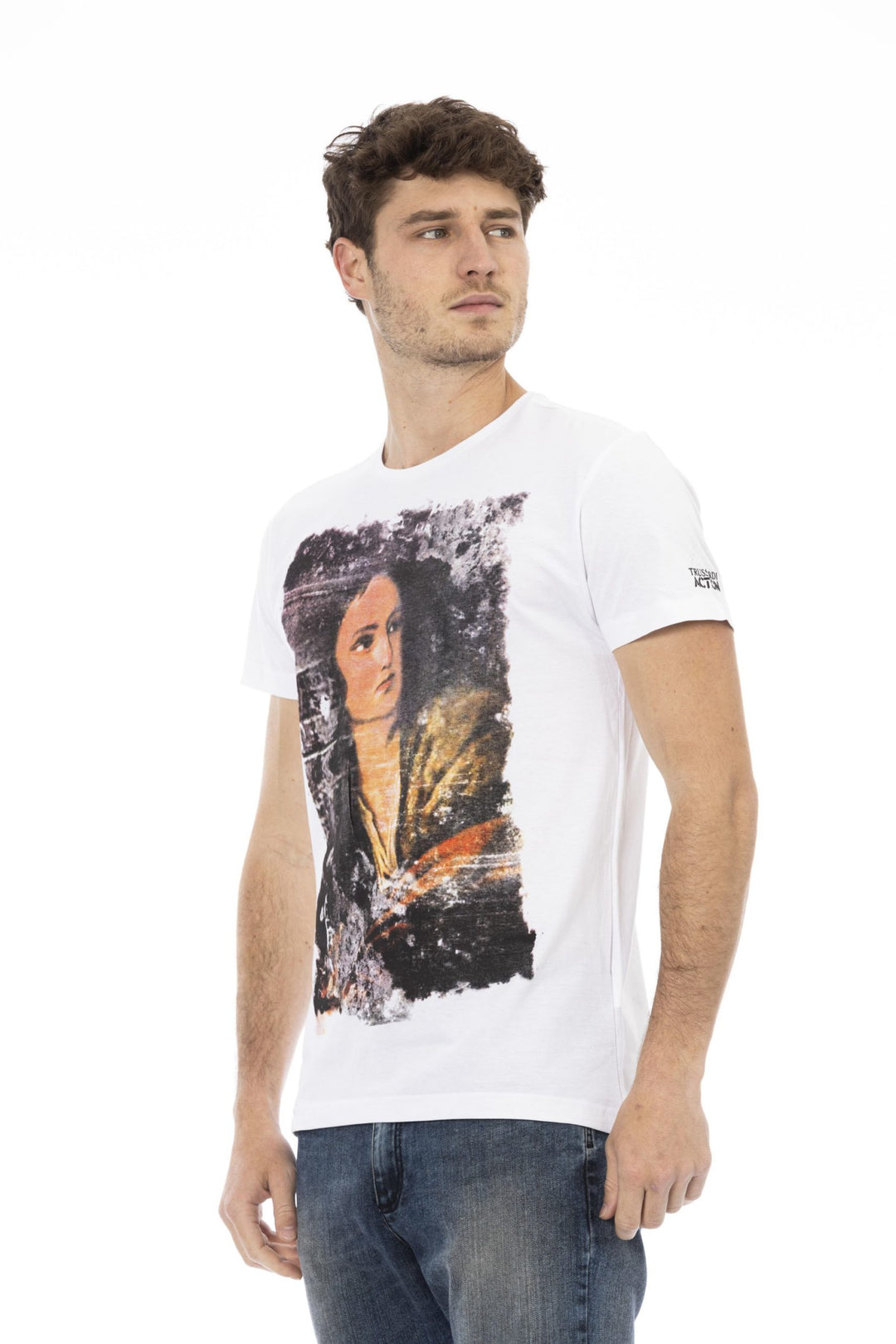 Trussardi Action White Cotton T-Shirt
