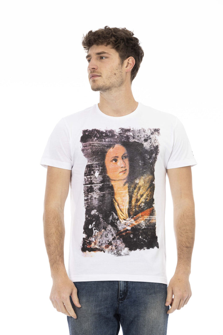Trussardi Action White Cotton T-Shirt