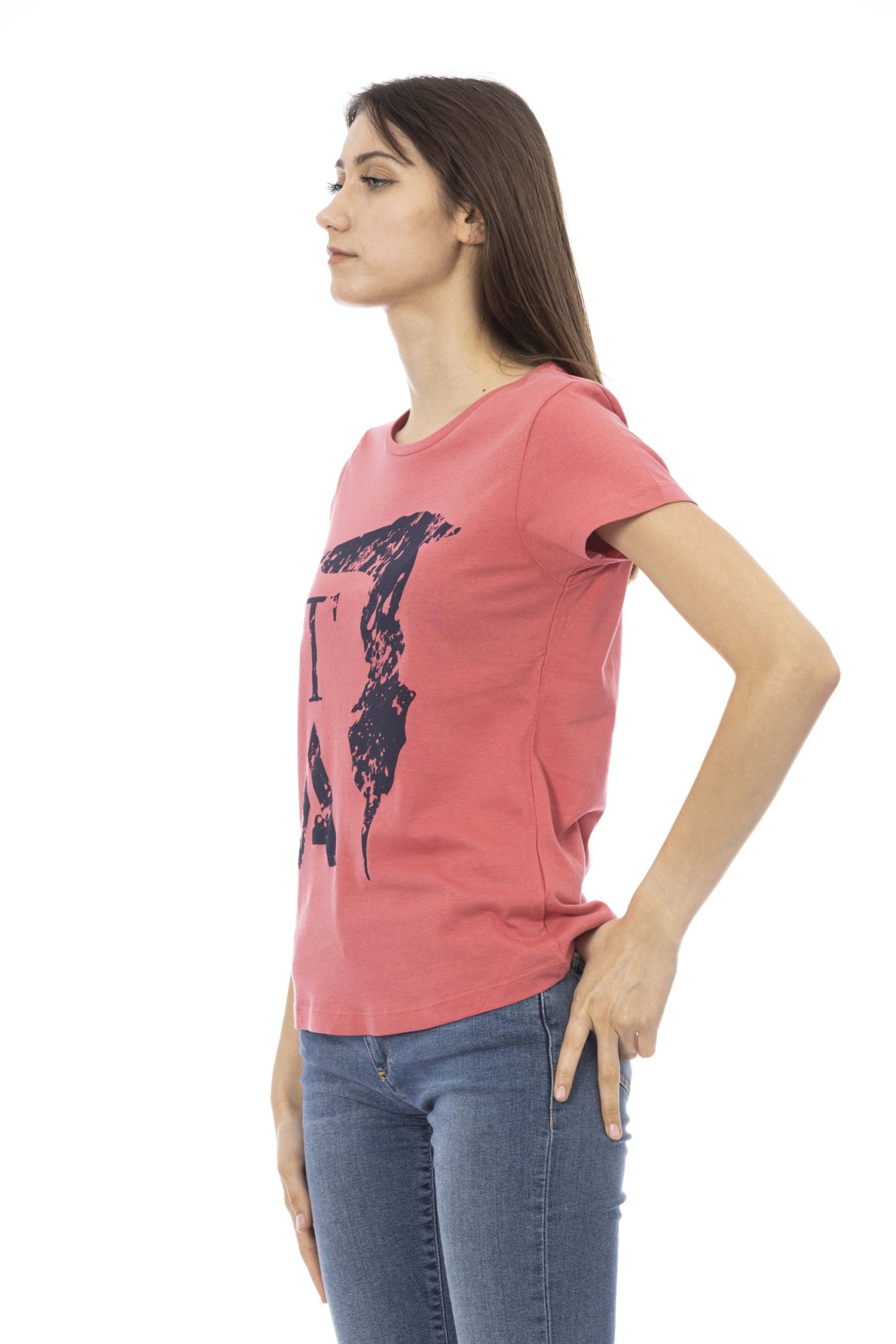 Trussardi Action Pink Cotton Tops & T-Shirt