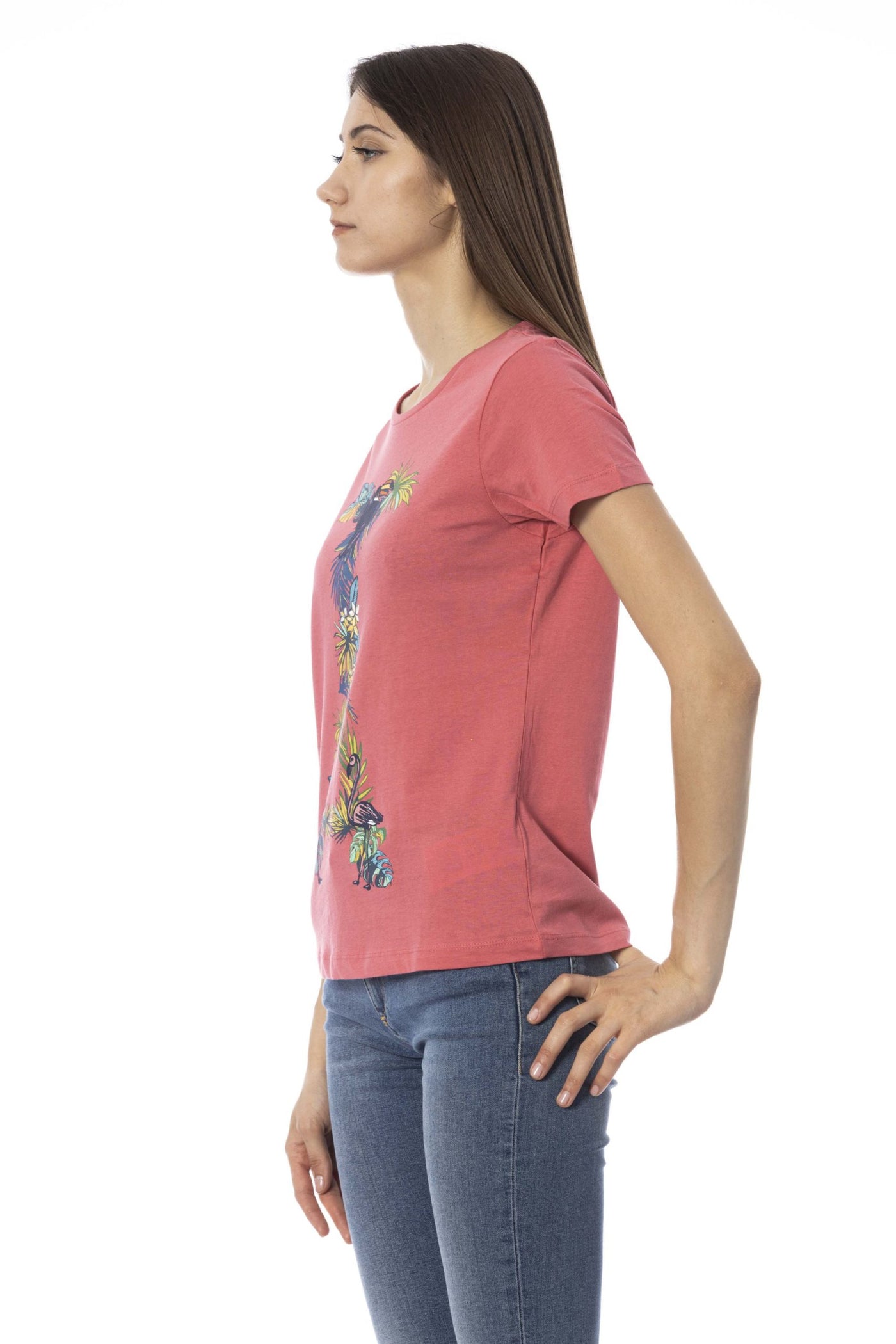 Trussardi Action Fuchsia Cotton Tops & T-Shirt
