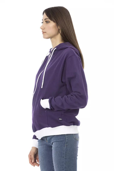 Baldinini Trend Violet Cotton Sweater