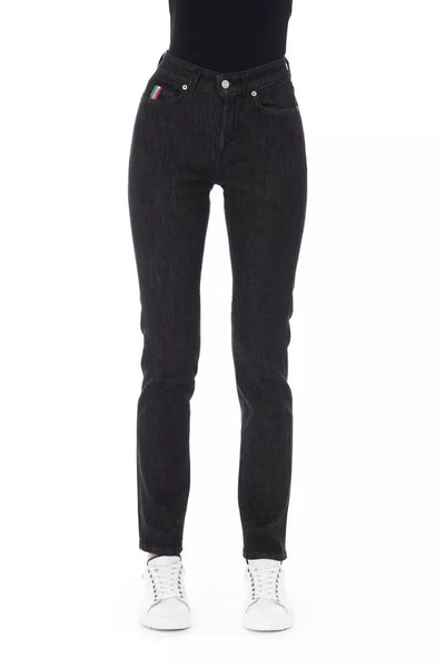 Baldinini Trend Black Cotton Jeans & Pant