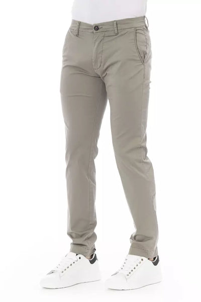 Baldinini Trend Beige Cotton Jeans & Pant