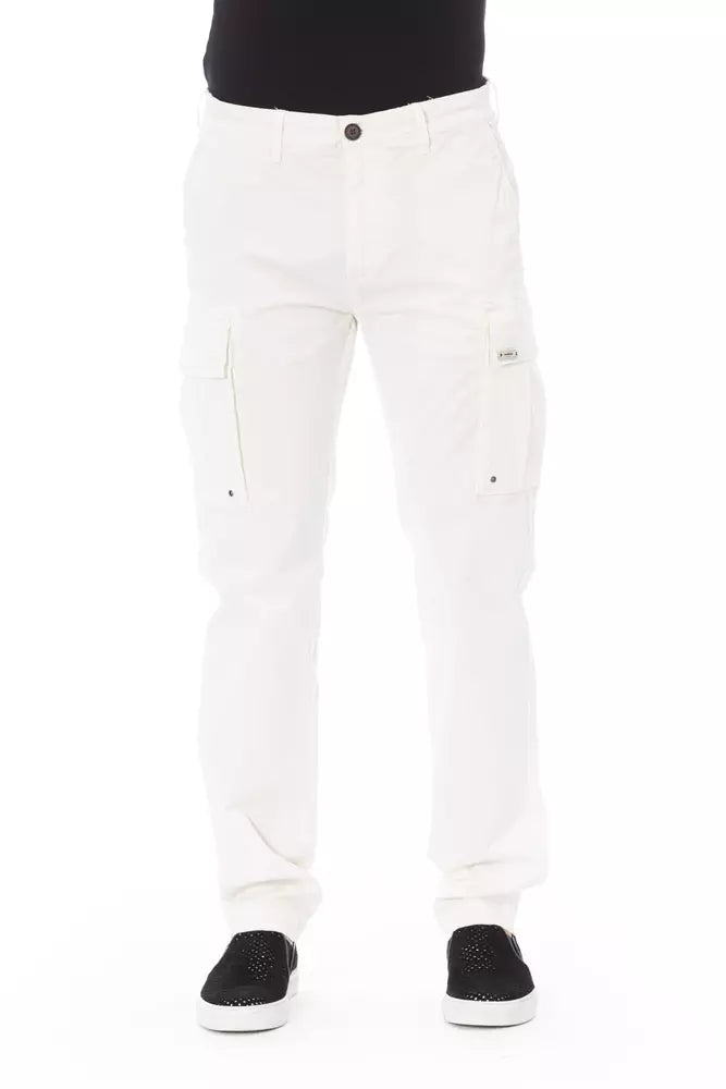 Baldinini Trend White Cotton Jeans & Pant