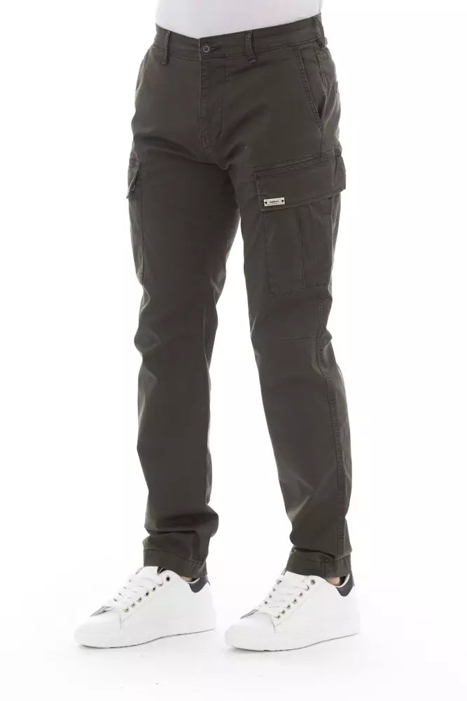 Baldinini Trend Army Cotton Jeans & Pant