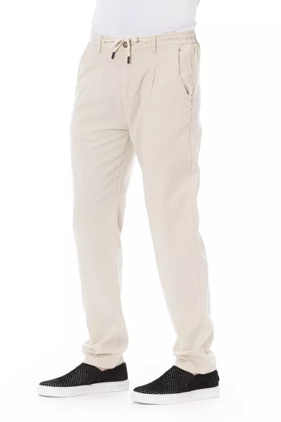 Baldinini trend Beige Cotton Jeans & Pant