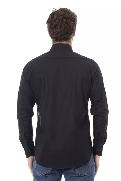 Baldinini Trend Black Cotton Shirt
